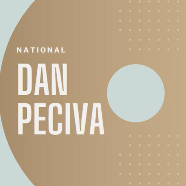 Nacionalni dan peciva brown modern-simple