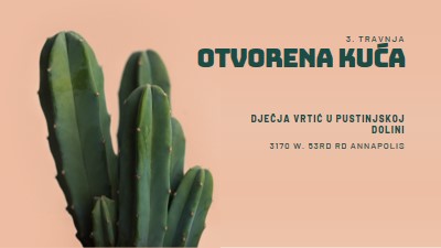 Otvorena kuća 3. travnja pink modern-simple