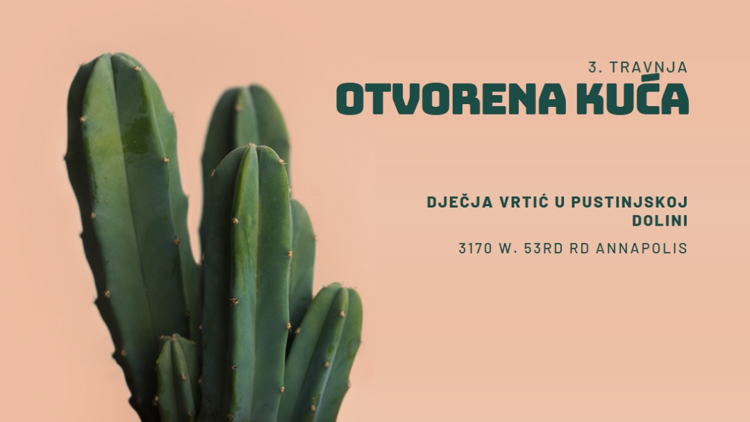 Otvorena kuća 3. travnja pink modern-simple