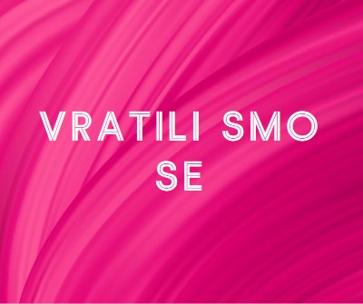 Stražnja priča pink modern-bold