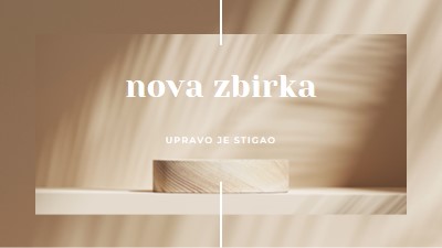 Svježe drvo brown modern-simple