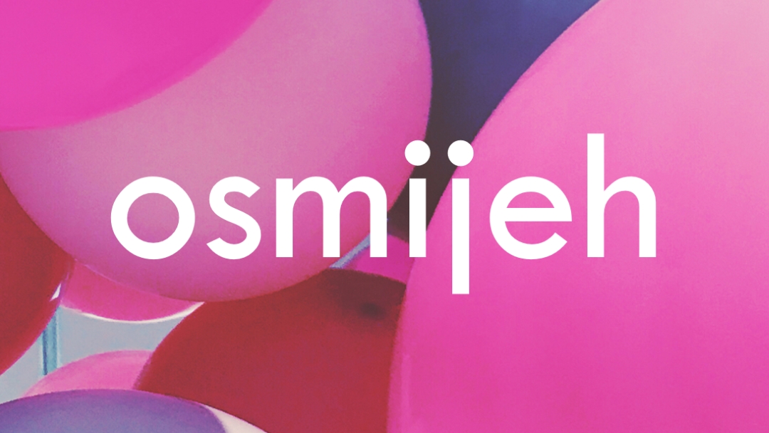 Svi osmehi pink modern-bold