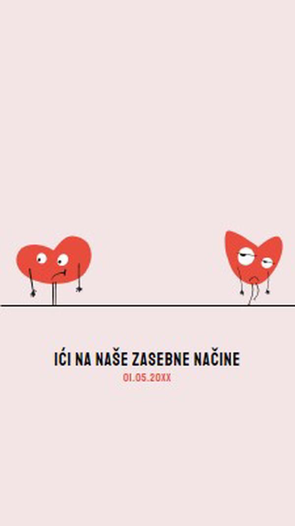 Ide na naše zasebne načine pink whimsical-line