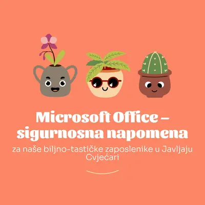 Kartica Zahvala za zaposlenike orange bright,simple,plants,cute,fun,graphic