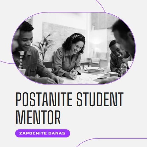 Postanite studentski mentor gray modern,clean,line,monochromatic,minimal,photo