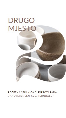 Drugo je mjesto otvoreno white modern-simple