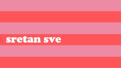 Sve je veselo pink modern-bold