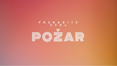 U požaru orange modern-bold