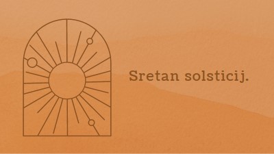 Dobro za solsticij orange organic-boho