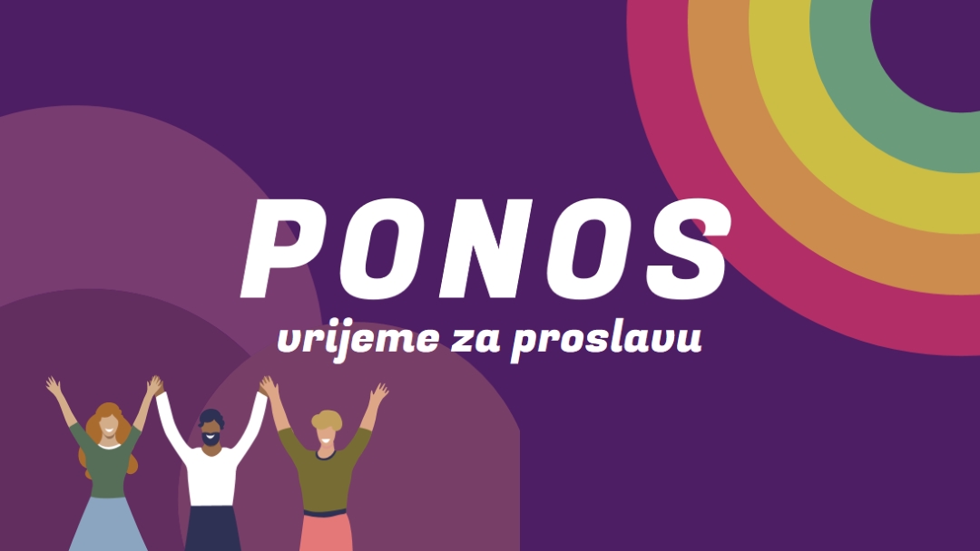 Proslava ponosa purple modern-bold