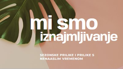 Zapošljavamo sezonske radnike pink modern-simple