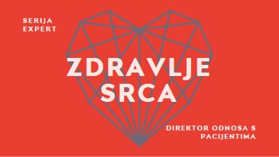 Vaše zdravlje srca red modern-bold