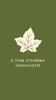 Stav zahvalnosti green modern-simple