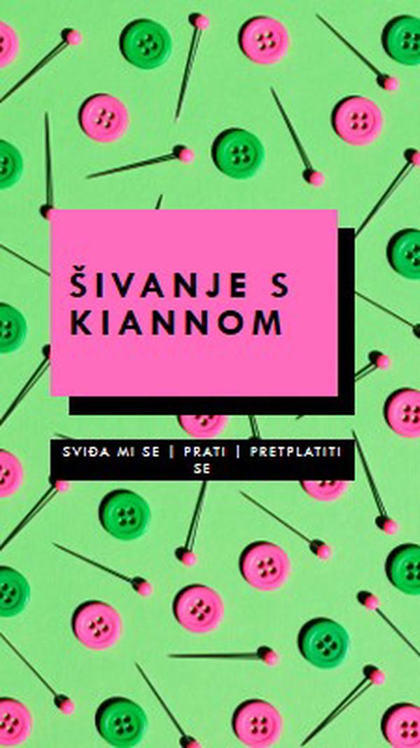 Šivanje sa mnom pink modern-bold