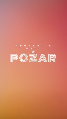 U požaru orange modern-bold