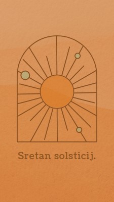 Dobro za solsticij orange organic-boho