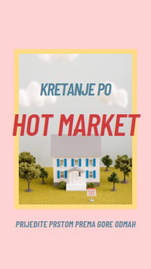 Hot property pink vintage-retro