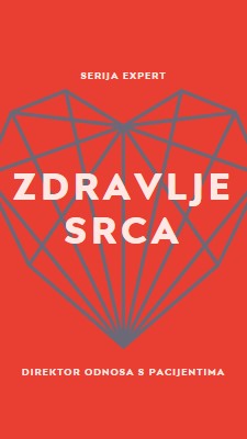 Vaše zdravlje srca red modern-bold