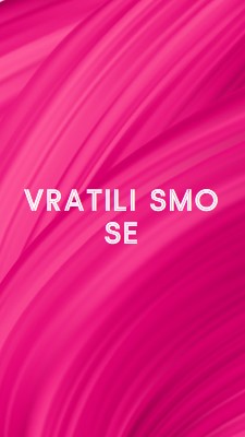 Stražnja priča pink modern-bold