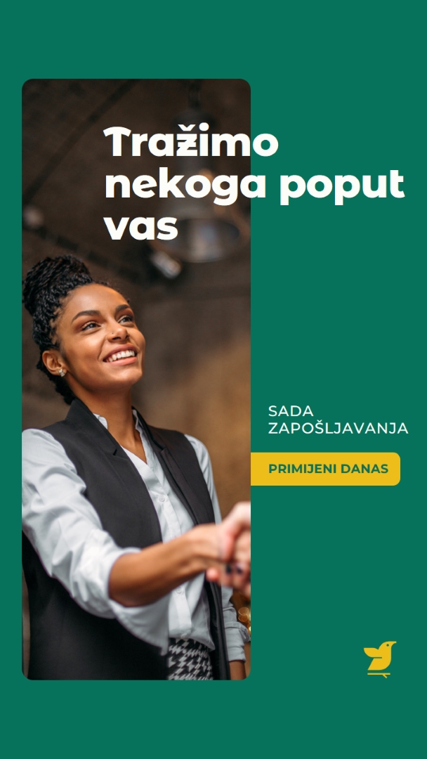 Tražimo nekoga poput vas green modern,simple,corporate,minimal,neutral,geometric