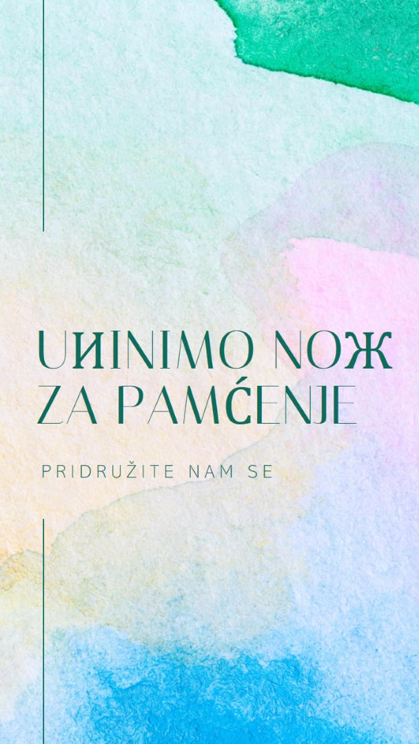 Uиinimo noж za pamćenje green minimal,elegant,watercolor