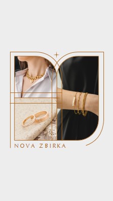 Nova zbirka nakita brown photographic,minimal,collage,line,frame,classic