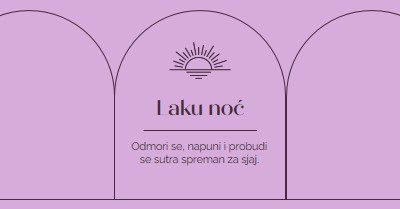 Dobro se odmori i napuni purple organic,boho,lines,simple,symmetrical,