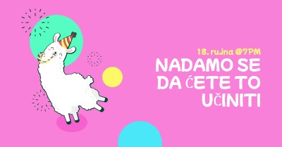 Nadamo se da ćete to učiniti pink bold.-playful,graphic