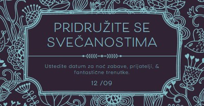 Pridružite se svečanostima blue elegant,classic,floral