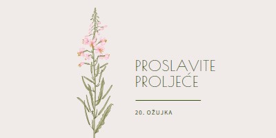 Proslavite proljeće white vintage-botanical