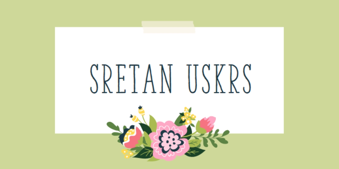 Uskršnje cvijeće green whimsical-line