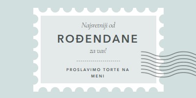 Divan rođendan blue modern-simple