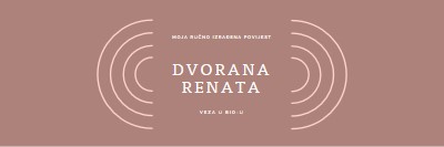 Umjetnički motivi pink organic-boho