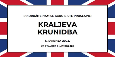 Kraljevska pozivnica blue modern-bold