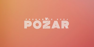 U požaru orange modern-bold