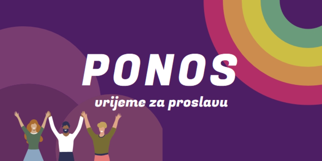 Proslava ponosa purple modern-bold