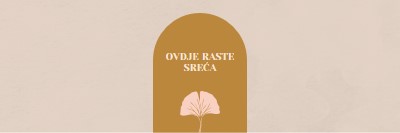 Ovdje raste sreća gray organic-boho