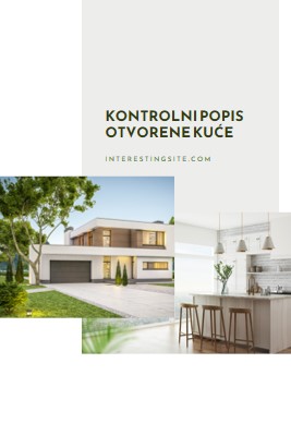 Popis za provjeru kuće white modern-simple