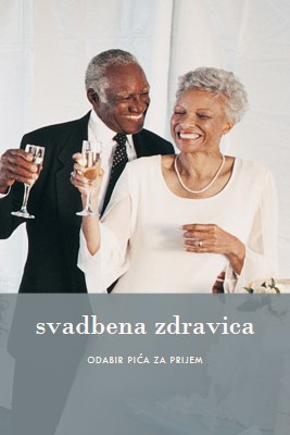 Svadbena zdravica gray modern-simple