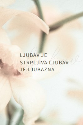 Ljubavna bilješka white modern-simple