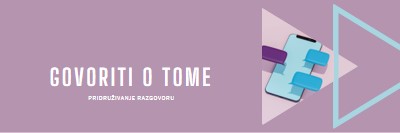 Početak razgovora purple modern-geometric-&-linear