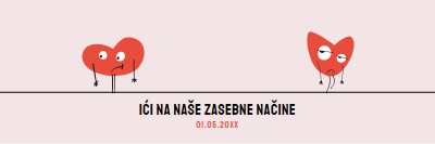 Ide na naše zasebne načine pink whimsical-line