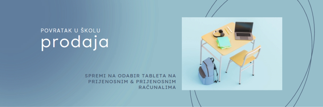 Natrag na školsku rasprodaju blue modern-simple