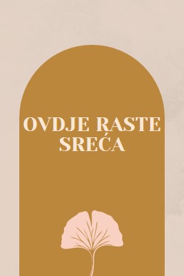 Ovdje raste sreća gray organic-boho