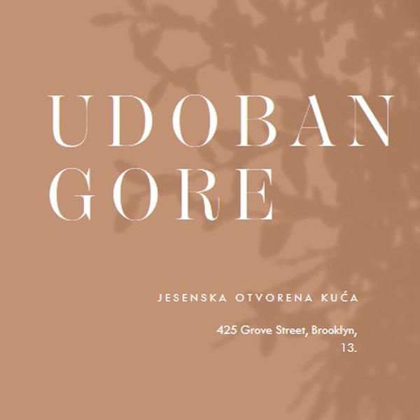Udoban gore brown modern-simple