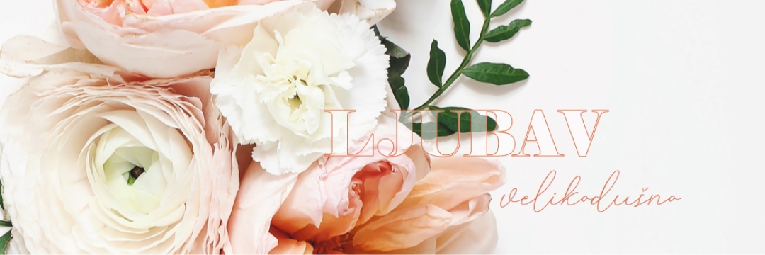 Velikodušna ljubav white vintage-botanical
