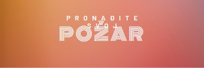 U požaru orange modern-bold