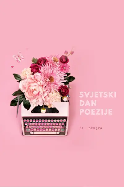 Pisma u cvatu pink vintage-botanical
