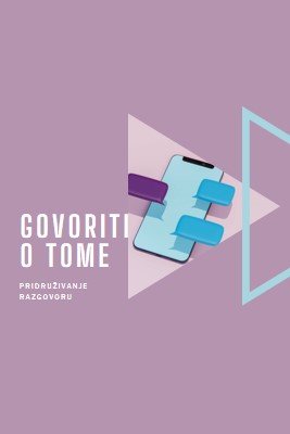 Početak razgovora purple modern-geometric-&-linear