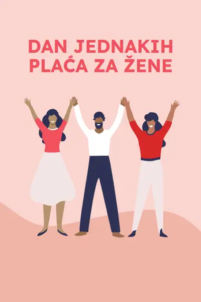 Bravo za jednaku tarife pink modern-color-block
